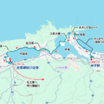 米子から境港、江島大橋を経て出雲縁結び空港へ
